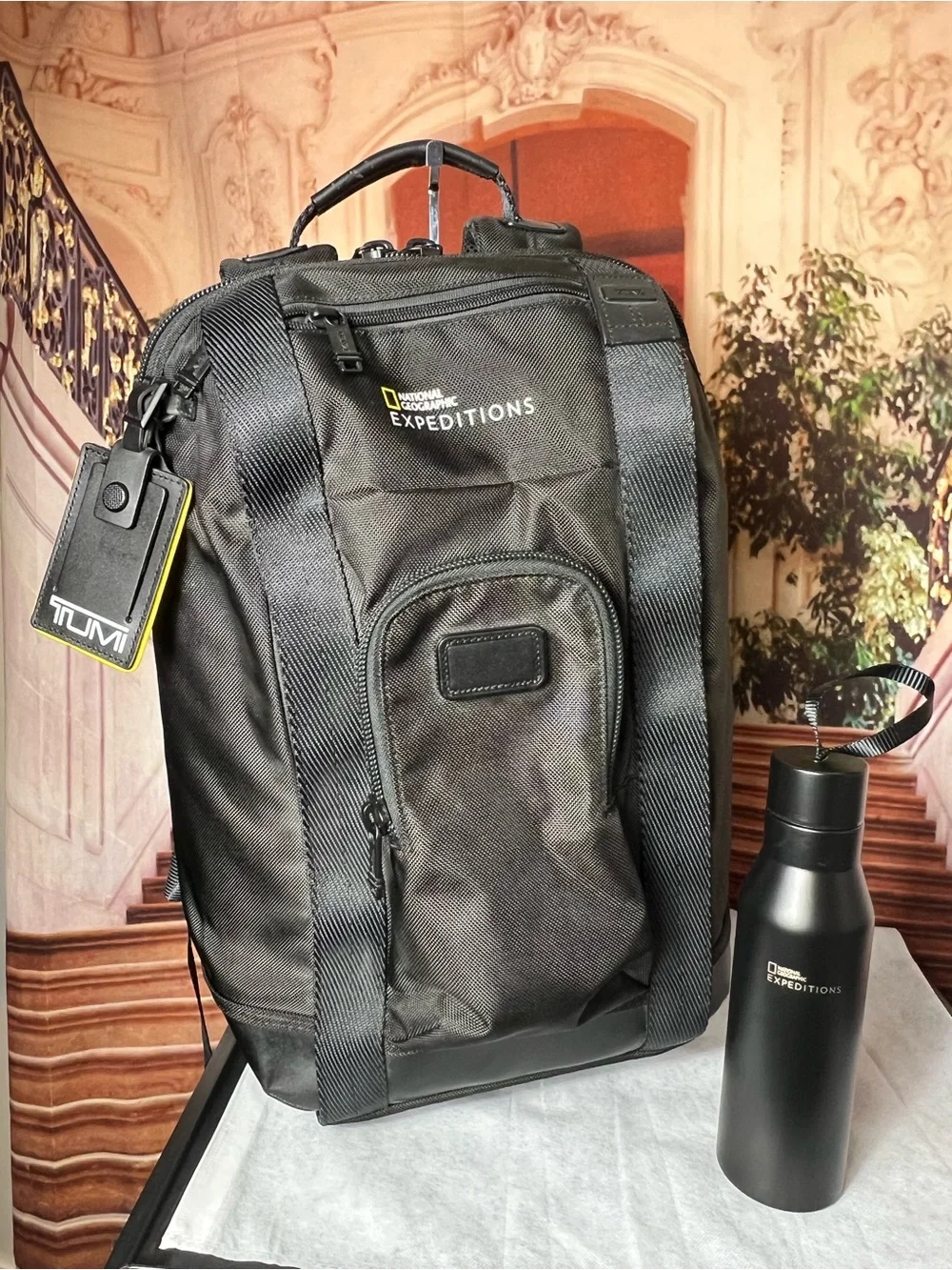 Tumi National Geographic Expeditions Edward Backpack Black Laptop Travel Outdoor